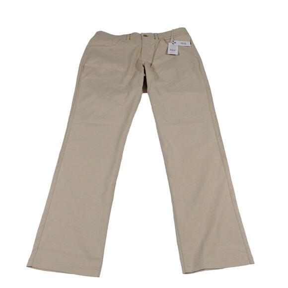 Tasc Performance Motion Pant Straight Light Stone Golf Khaki 34 x 32